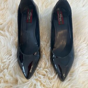 Elegant Black Patent Leather Heels